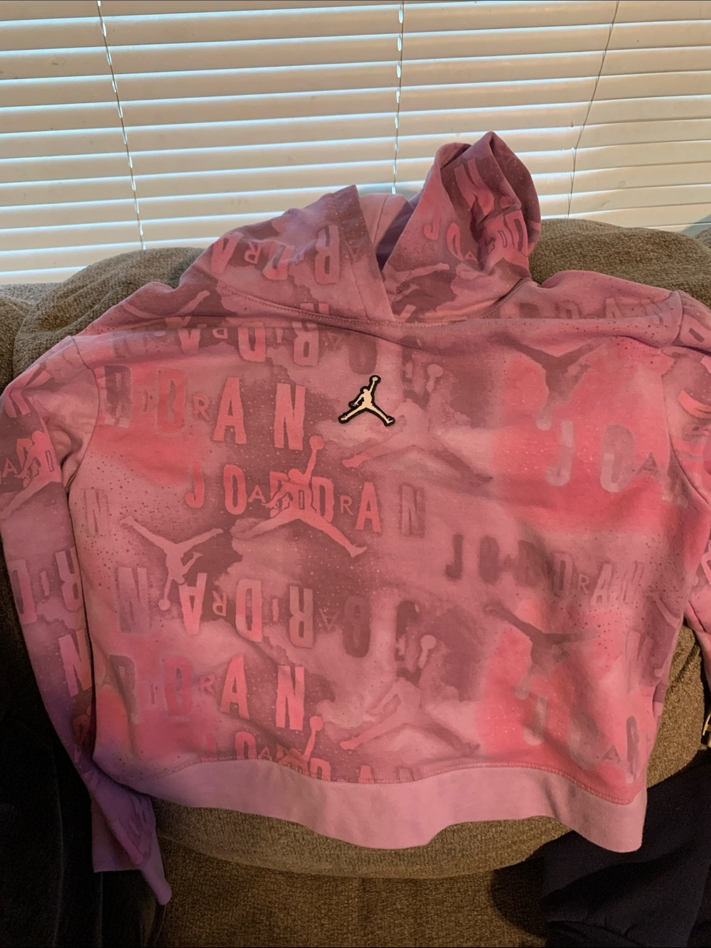 Nike Jordan Pink & Purple Ombre Hoodie